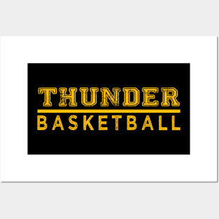 Awesome Basketball Thunder Proud Name Vintage Beautiful Team Posters and Art